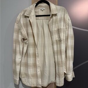 Z Supply Plaid Long sleeve Button up